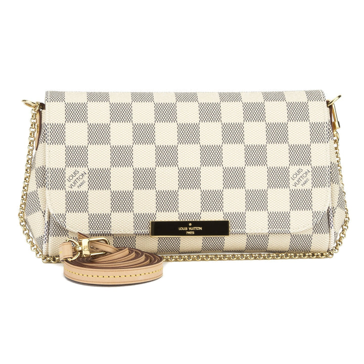 L*V Damier Azur Favorite PM Bag (Pre Owned)