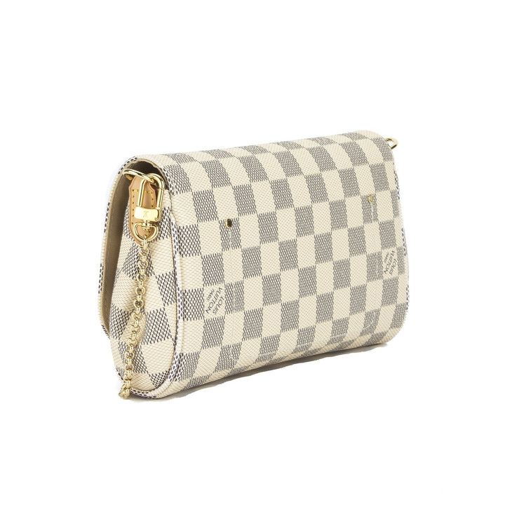 L*V Damier Azur Favorite PM Bag (Pre Owned)