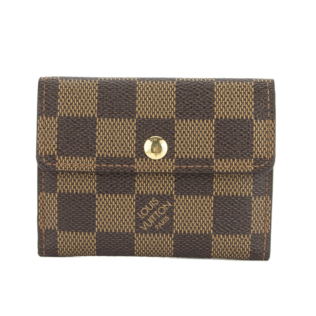 L*V Damier Ebene Ludlow Coin Purse (Pre Owned)