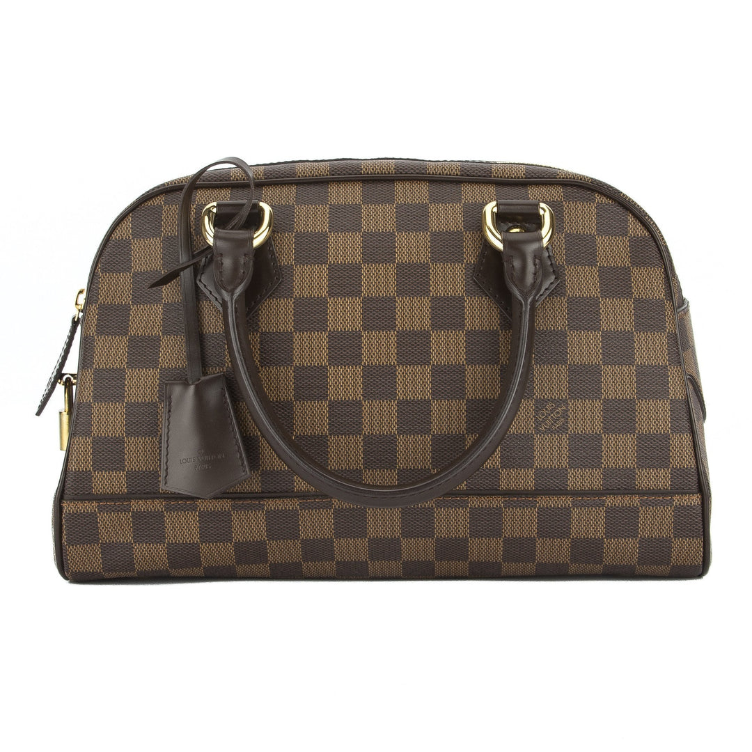 L*V Damier Ebene Duomo Boston Bag (Indistinguishable)