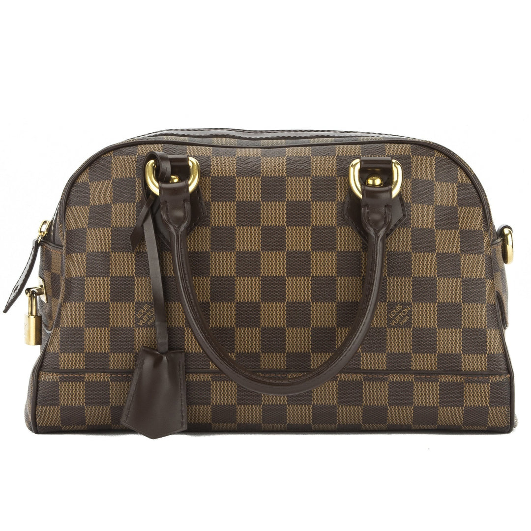 L*V Damier Ebene Duomo Boston Bag (Pre Owned)