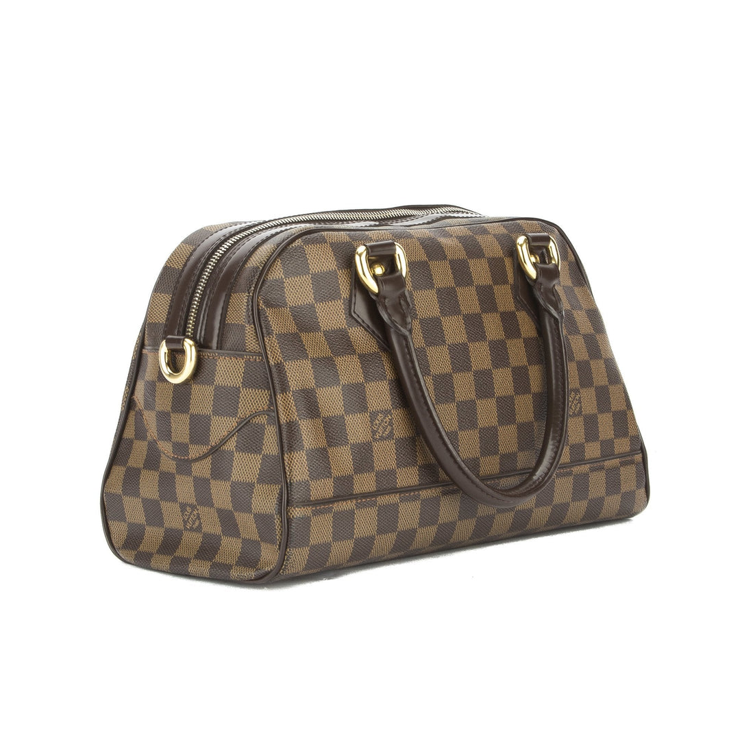 L*V Damier Ebene Duomo Boston Bag (Pre Owned)