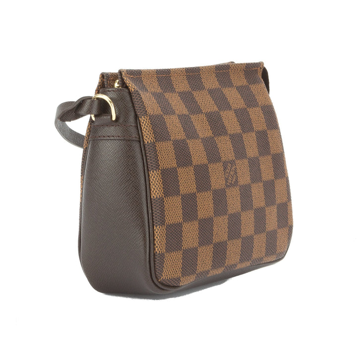 L*V Damier Ebene Trousse make-up Cosmetic Pouch (Pre Owned)
