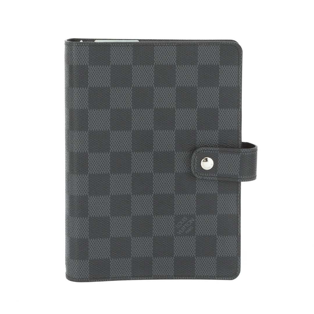 L*V Damier Graphite Agenda Fonctionnel MM (Pre Owned)