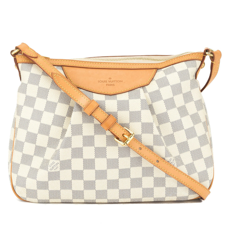 L*V Damier Azur Siracusa PM Bag (Pre Owned)