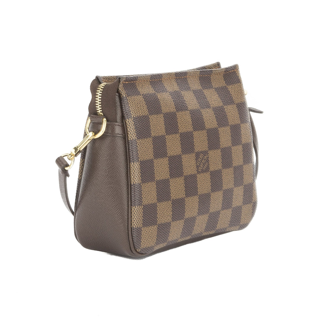 L*V Damier Ebene Trousse make-up Cosmetic Pouch (Pre Owned)