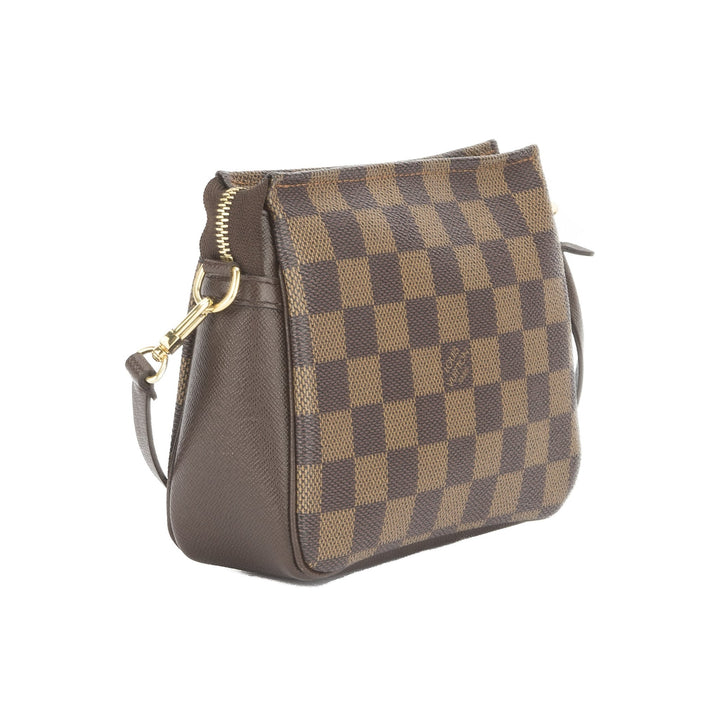 L*V Damier Ebene Trousse make-up Cosmetic Pouch (Pre Owned)