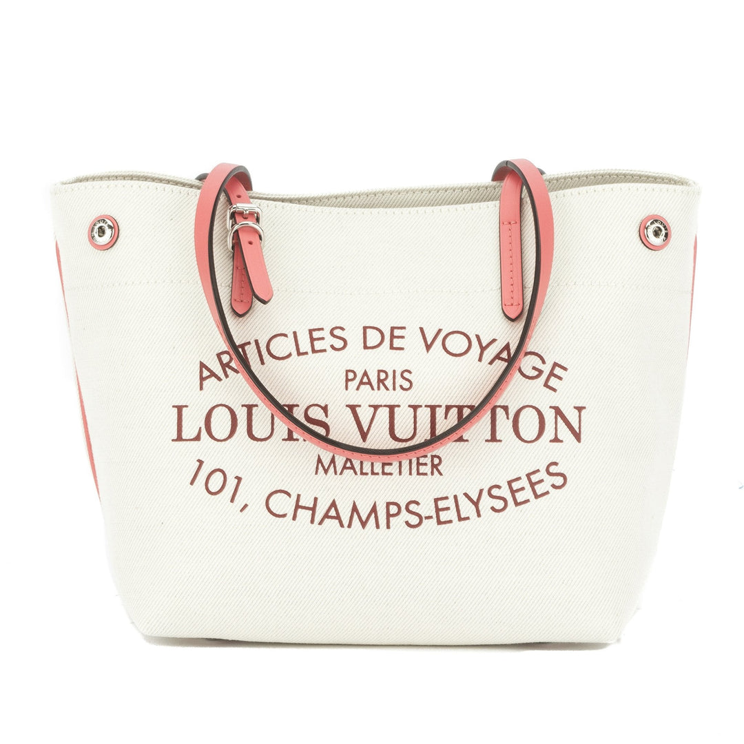 L*V Beige/Corail Cabas PM Tote Bag (Indistinguishable)