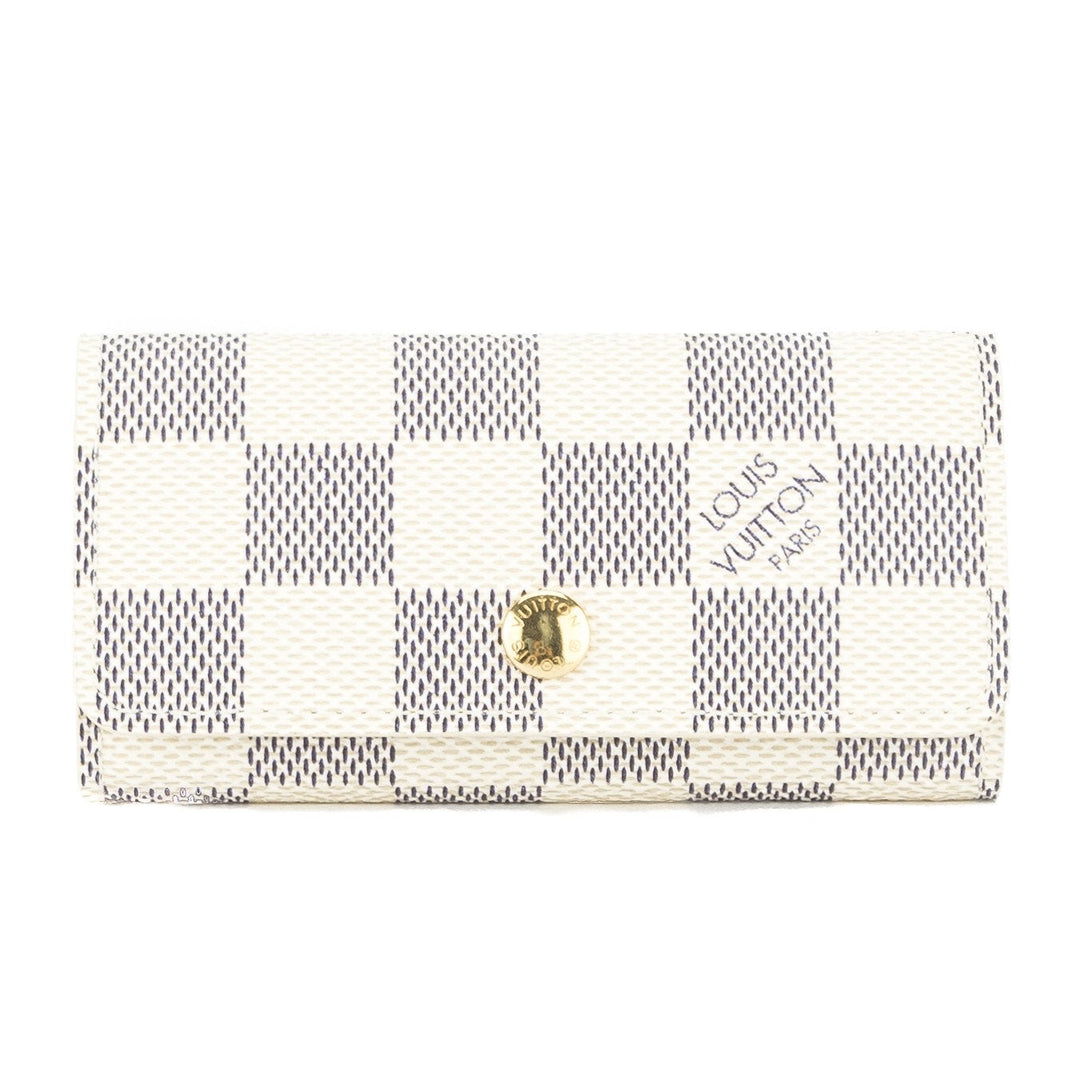 L*V Damier Azur Multicles 4-key Case (Pre Owned)