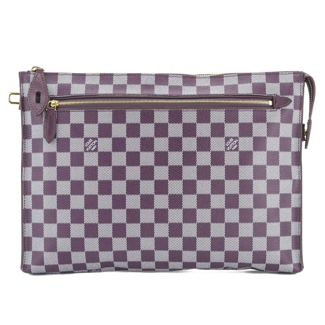 L*V Violet Damier Couleur Canvas Modul Bag (Pre Owned)