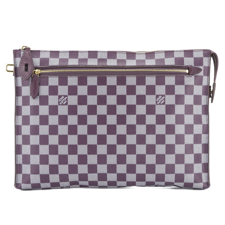 L*V Violet Damier Couleur Canvas Modul Bag (Pre Owned)