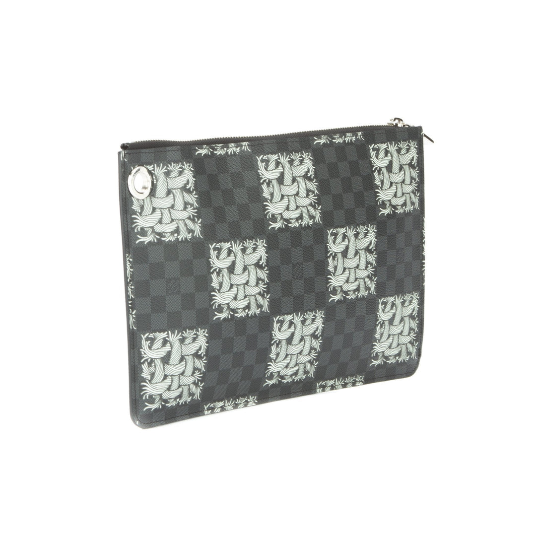 L*V Damier Graphite Pochette Jour PM (Indistinguishable)