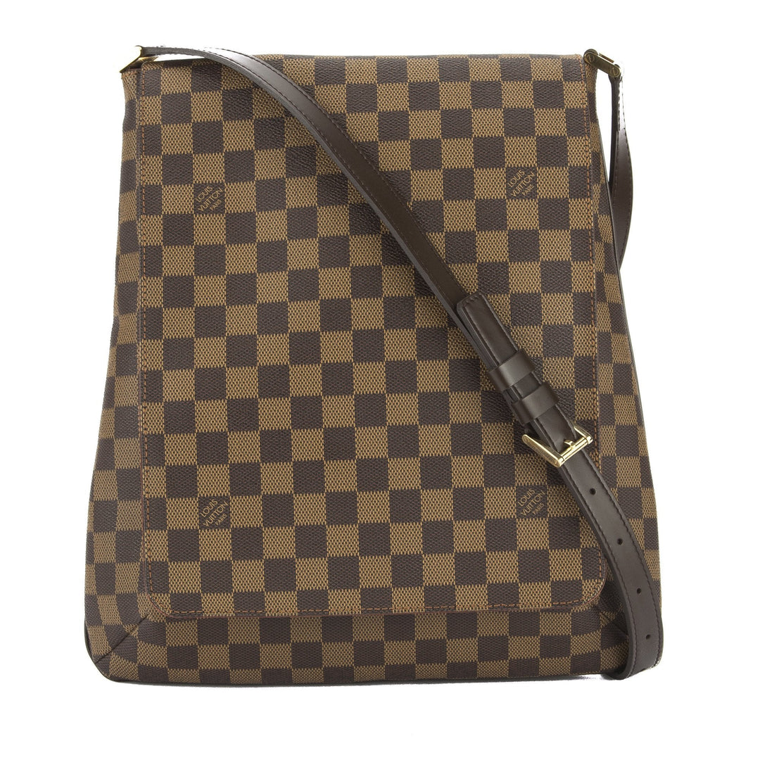 L*V Damier Ebene Musette Bag (Indistinguishable)