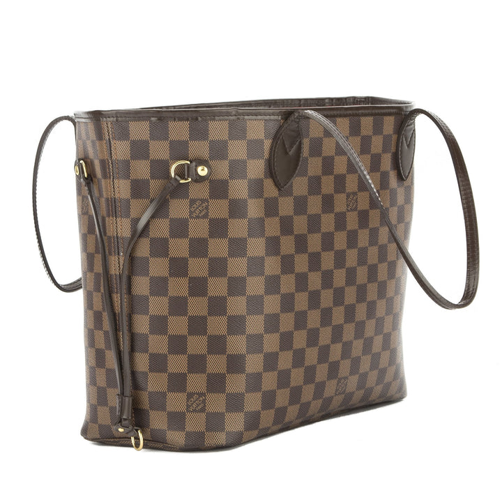 L*V Damier Ebene Neverfull MM Bag (Pre Owned)