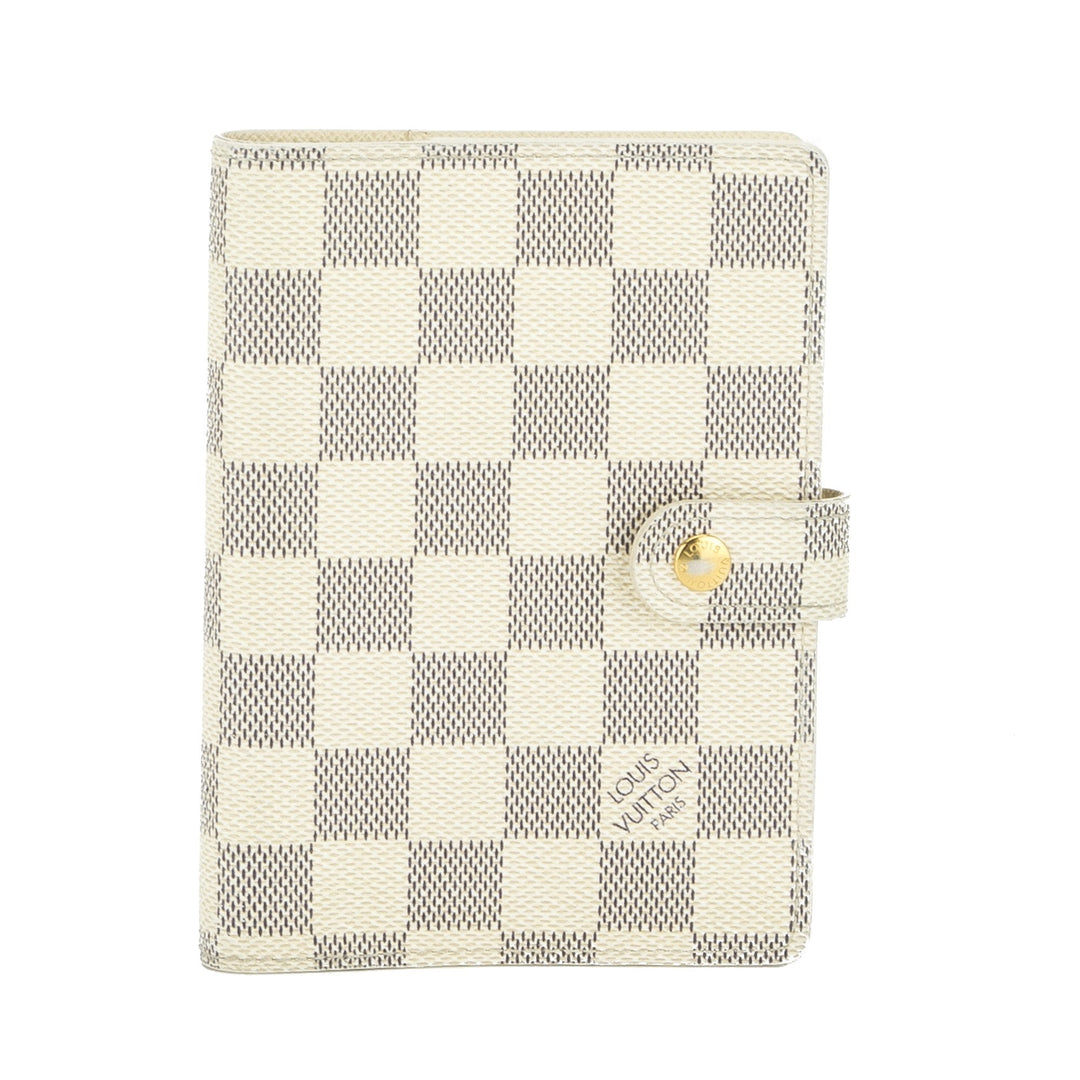 L*V Damier Azur Agenda Fonctionnel PM (Pre Owned)