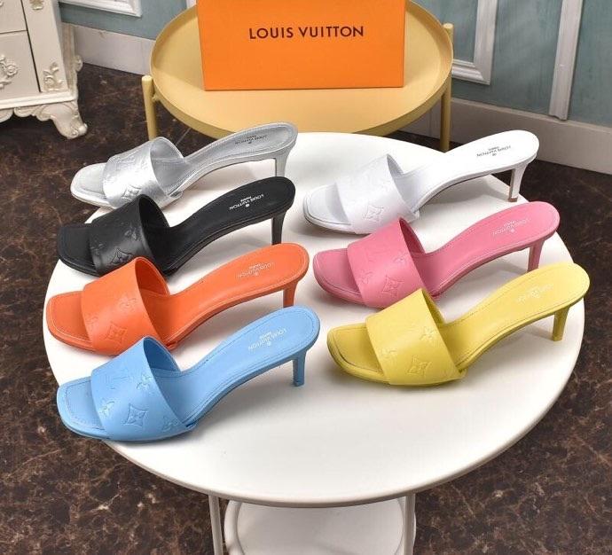 women heel shoes slipper , size 35-42 , heel 6.5cm, with box, SS60