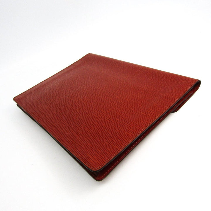 L*V Brown Epi Porte-documents Briefcase Bag (SHA-11423)