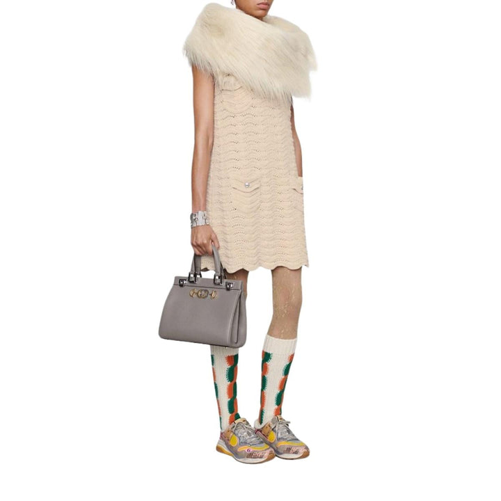 Crochet-knit Cotton Dress