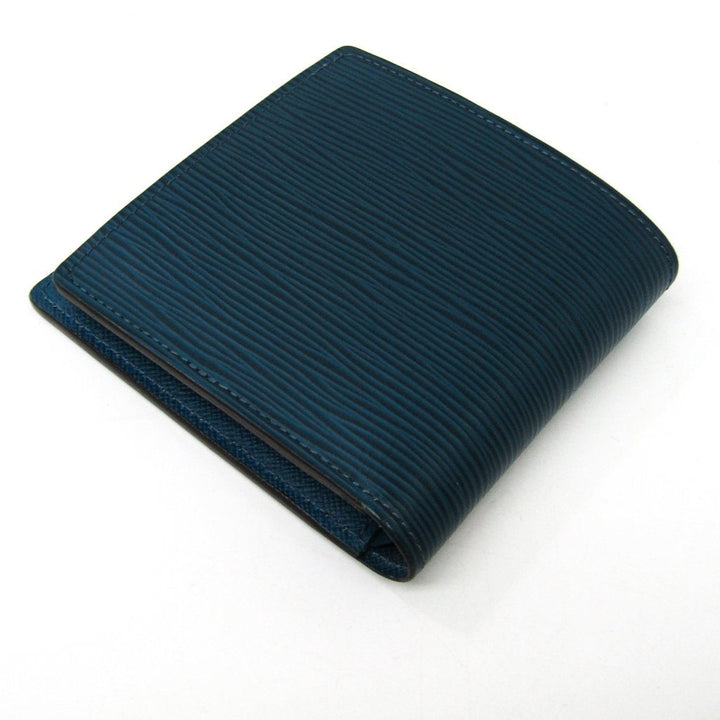 L*V Blue Epi Leather Marco Bifold Wallet (SHA-28819)