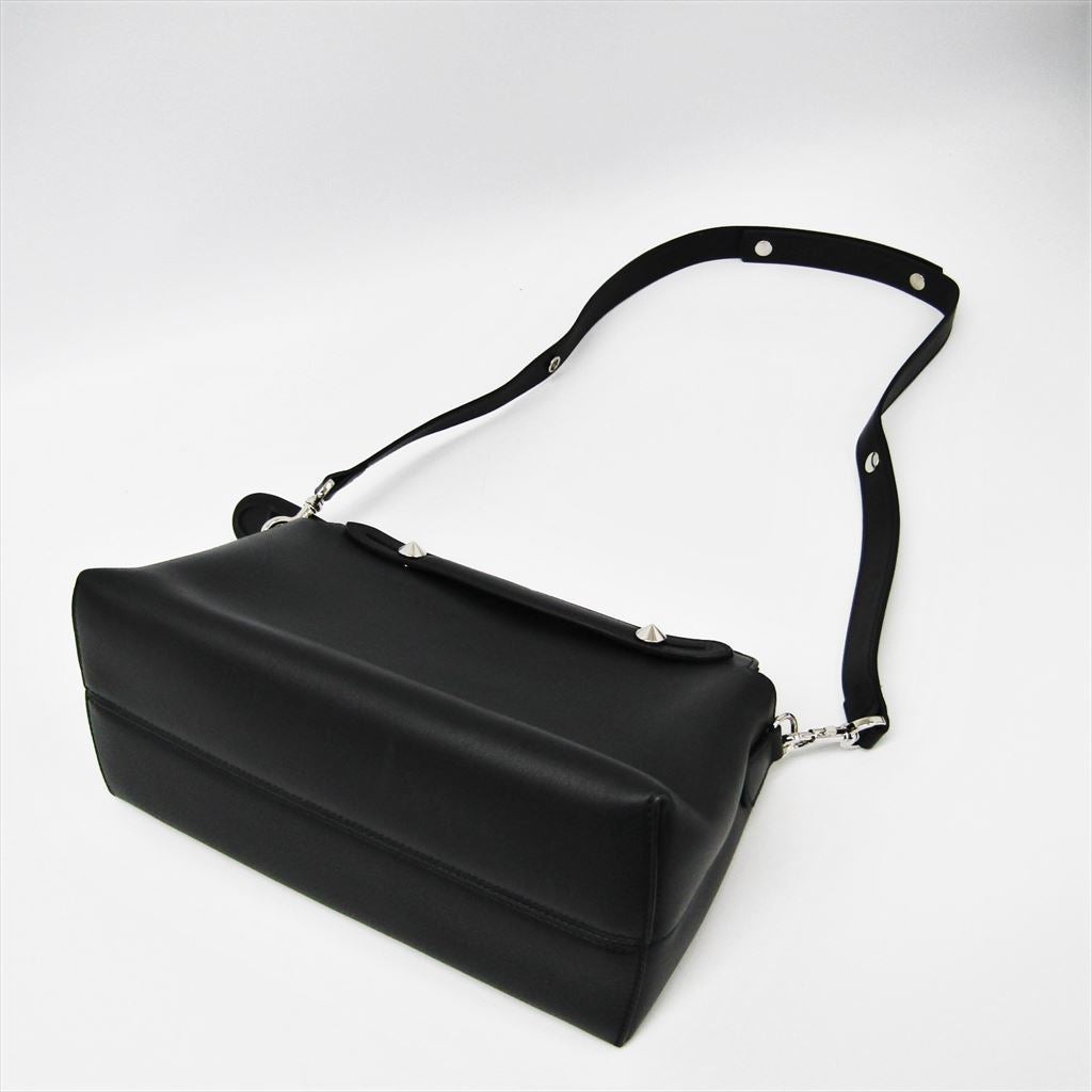 Fendi Black Calfskin Satchel By The Way Bag (SHA-12036)