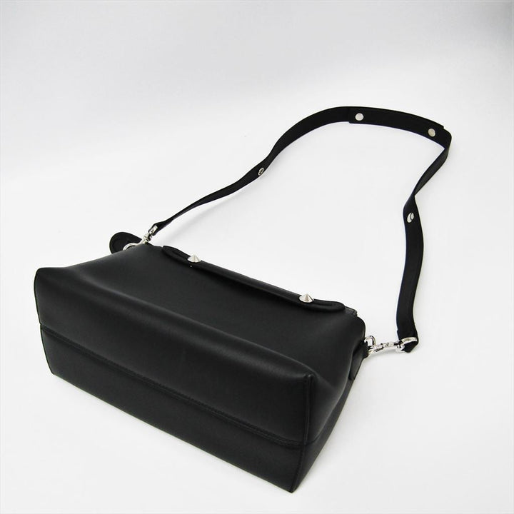 Fendi Black Calfskin Satchel By The Way Bag (SHA-12036)