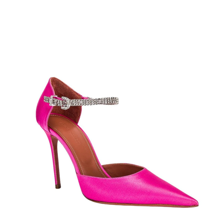 Ursina Pink Satin Pumps