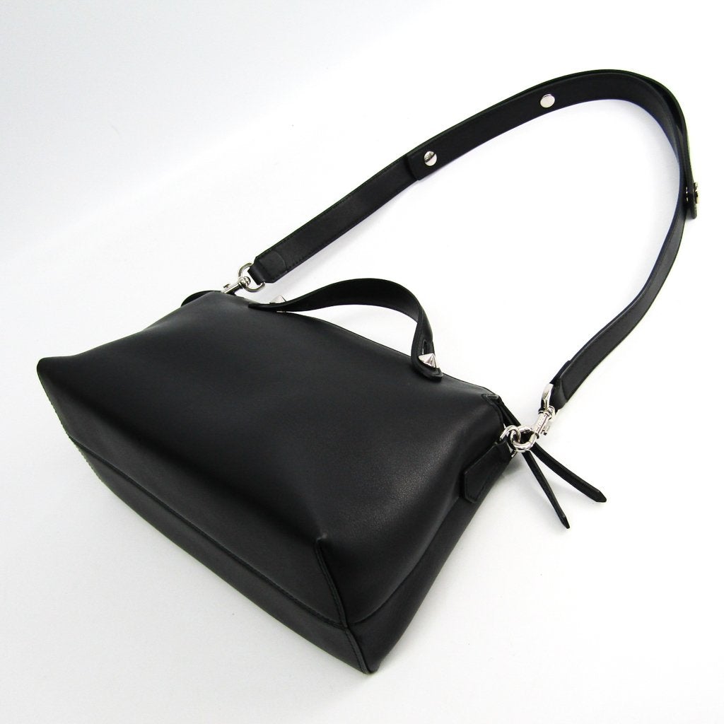 Fendi Black Calfskin Satchel By The Way Bag (SHA-46368)