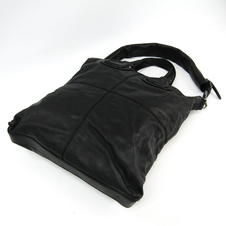 Givenchy Black Leather Biker Tote (SHA14532)