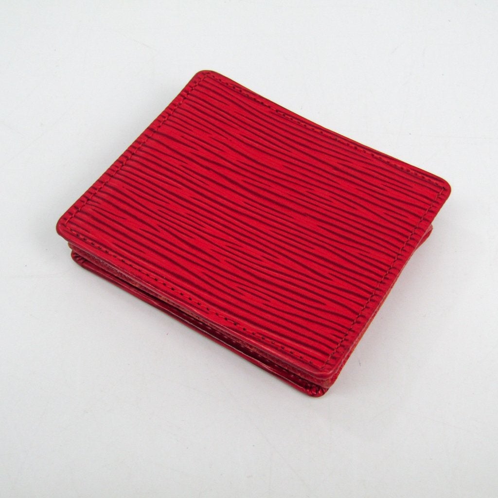 L*V Castillian Red Epi Boite Coin Case (SHA25298)