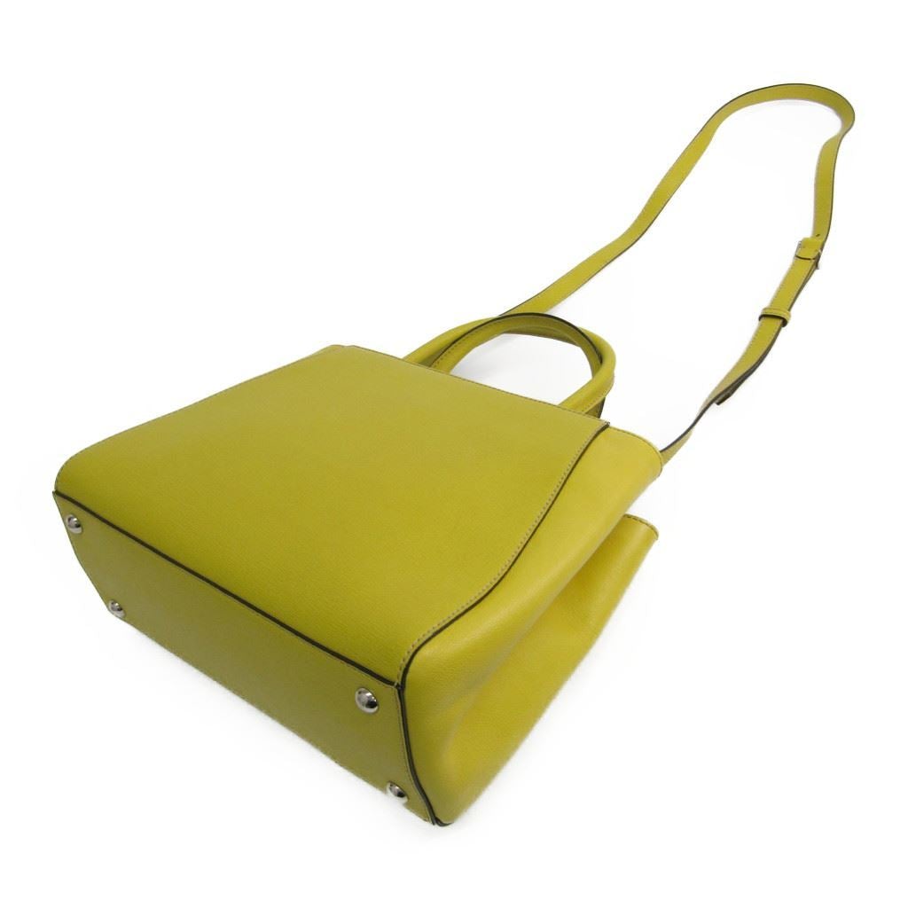 Fendi Yellow Leather Petite 2Jours Bag (SHA-16475)