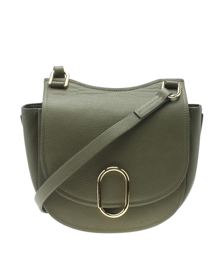 3.1 Phillip Lim Alix Saddle Green Leather Crossbody Bag