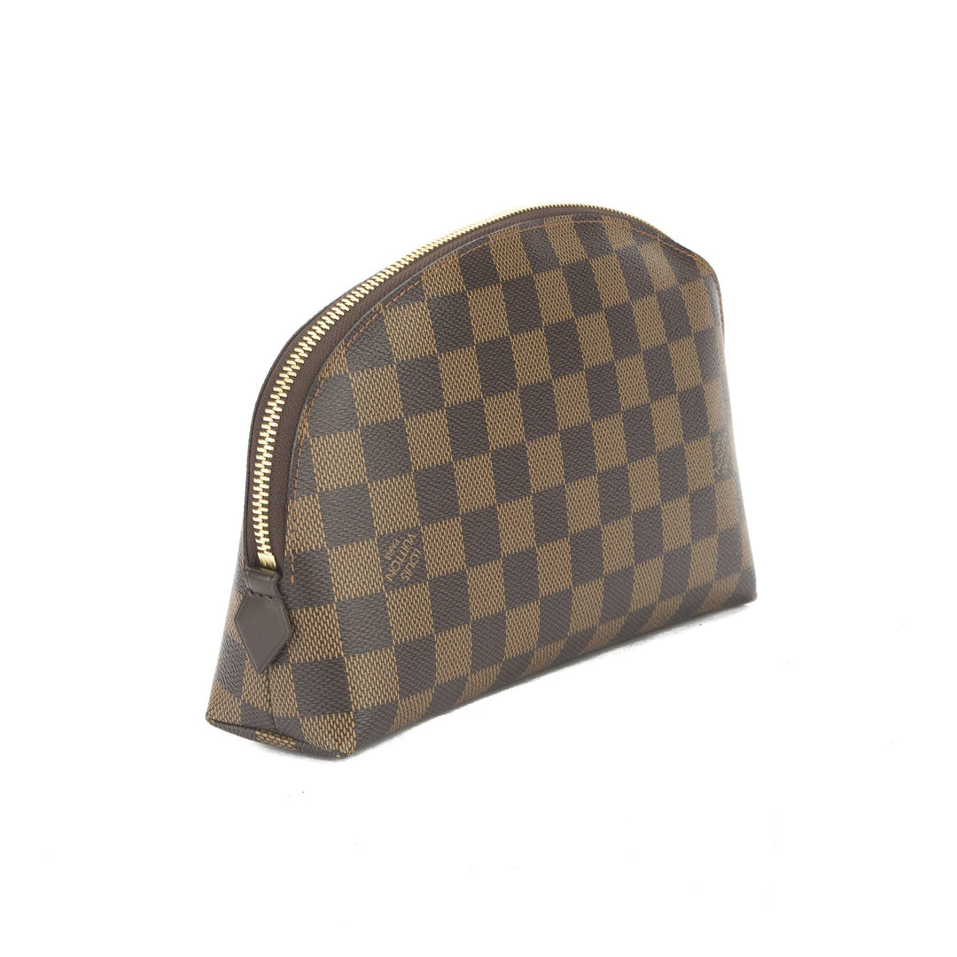L*V Damier Ebene Cosmetic Pouch GM (Pre Owned)