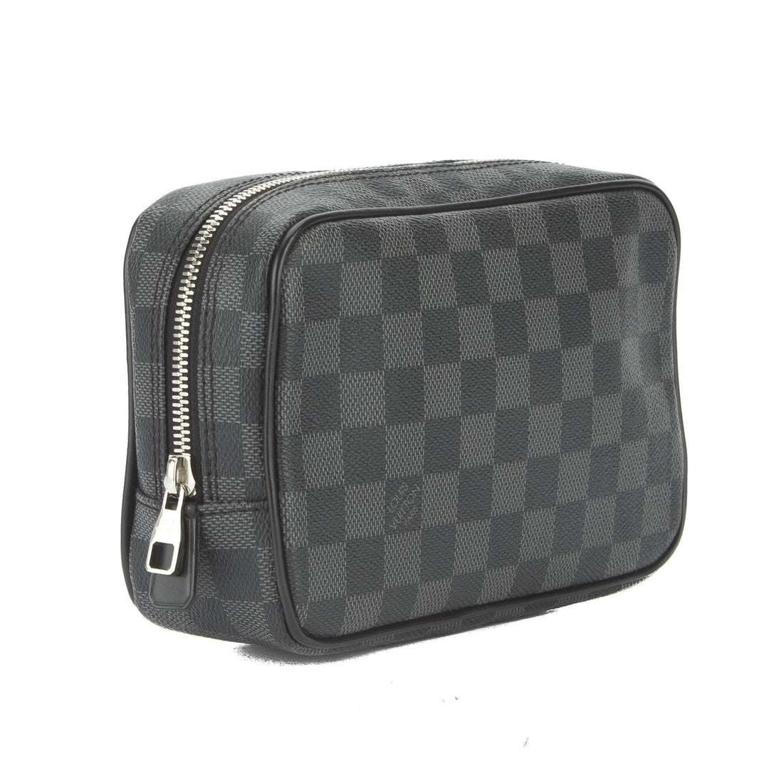 L*V  Damier Graphite Trousse PM Bag (Pre Owned)