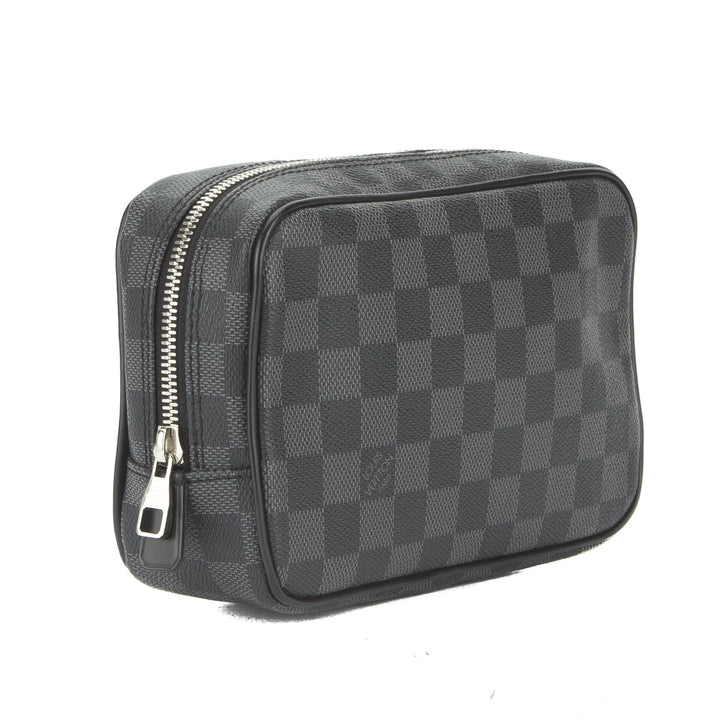 L*V  Damier Graphite Trousse PM Bag (Pre Owned)