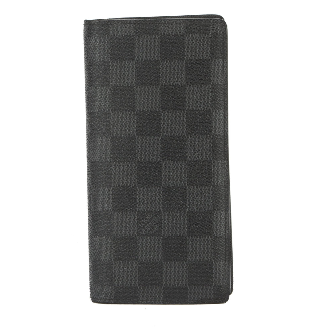 L*V Damier Graphite Brazza Bifold Wallet (Pre Owned)