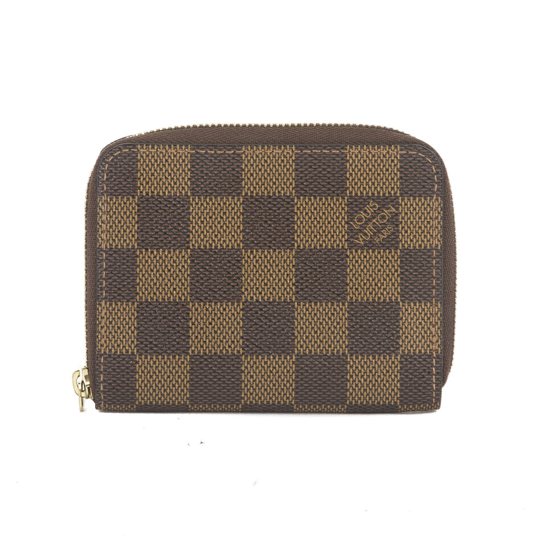 L*V Damier Ebene Zippy Coin Purse (Pre Owned)