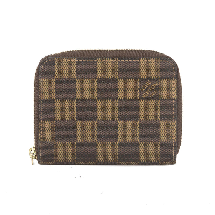 L*V Damier Ebene Zippy Coin Purse (Pre Owned)