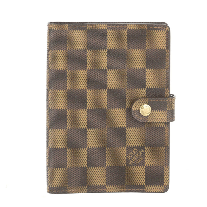 L*V Damier Ebene Agenda PM Day Planner Cover (Pre Owned)