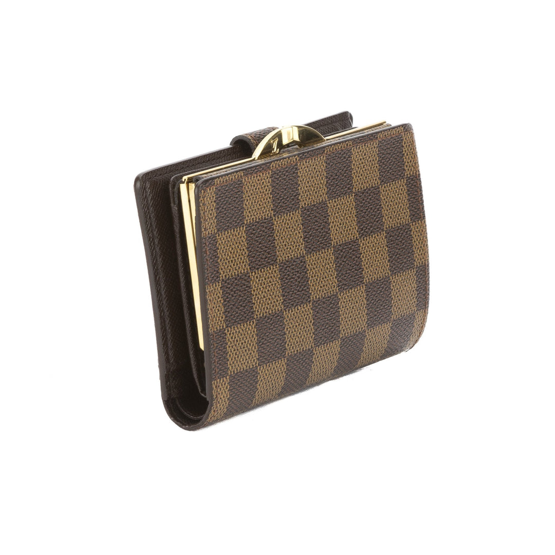 L*V Damier Ebene Vienne Purse Wallet (Pre Owned)