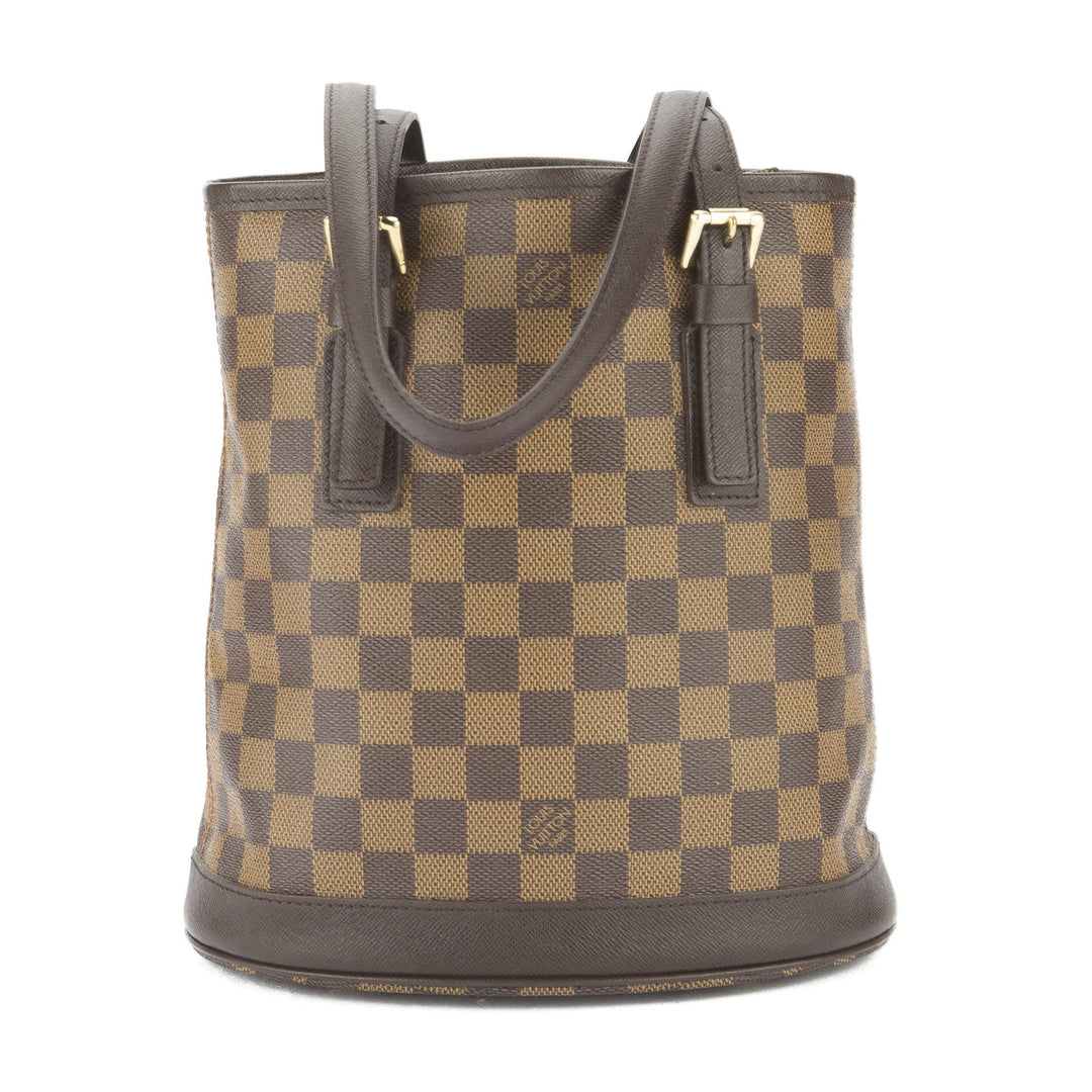 L*V Damier Ebene Marais Bucket Bag (Pre Owned)