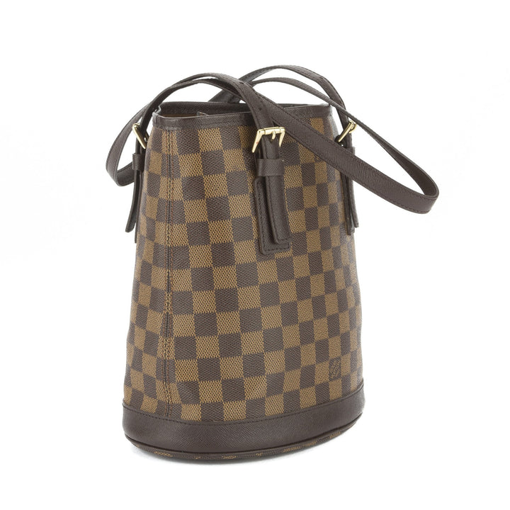 L*V Damier Ebene Marais Bucket Bag (Pre Owned)