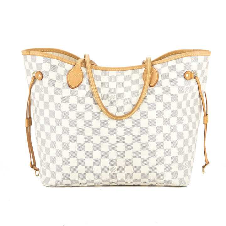 L*V Damier Azur Neverfull MM Bag (Pre Owned)