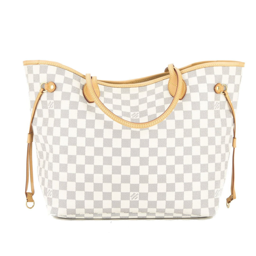 L*V Damier Azur Neverfull MM Bag (Pre Owned)