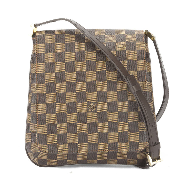 L*V Damier Ebene Musette Salsa Bag (Pre Owned)