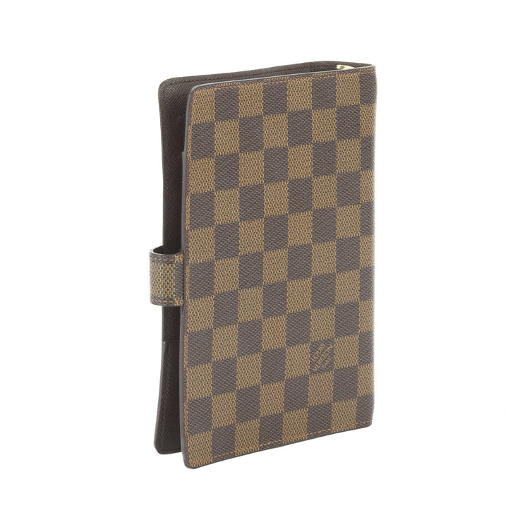 L*V Damier Ebene Agenda MM Day Planner Cover (Pre Owned)