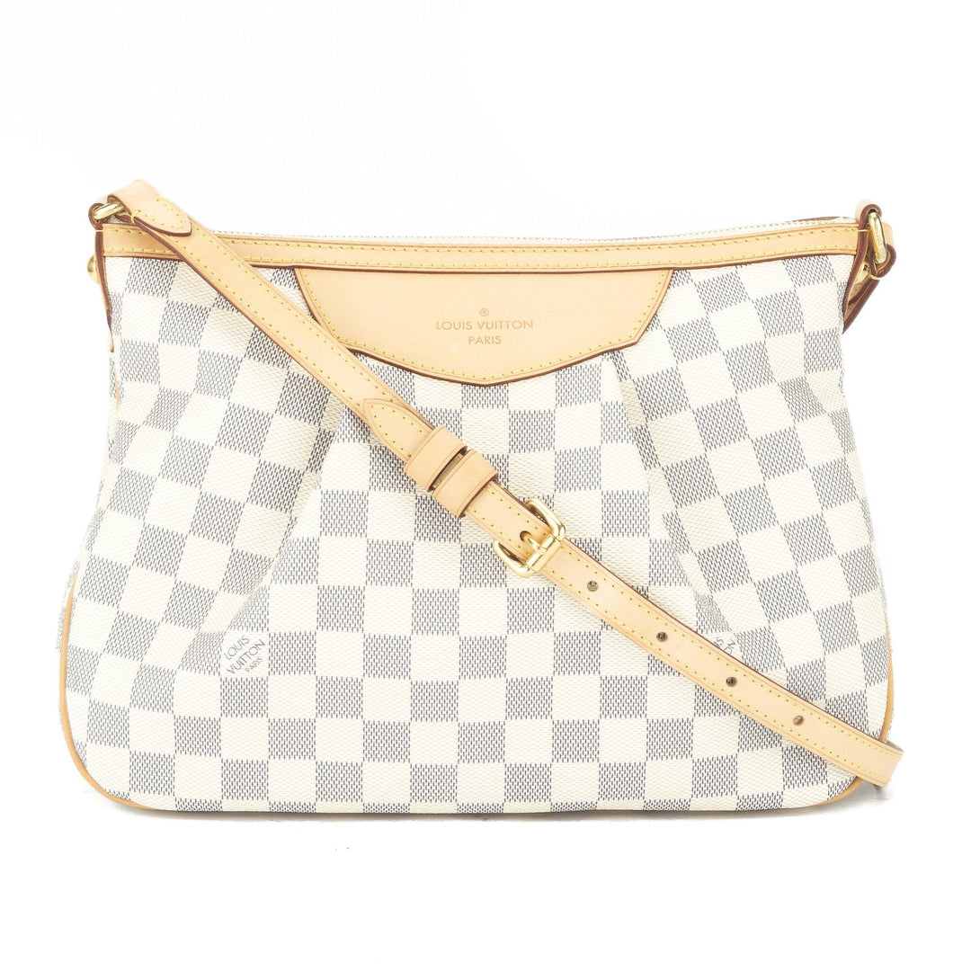 L*V Damier Azur Siracusa PM Bag (Pre Owned)