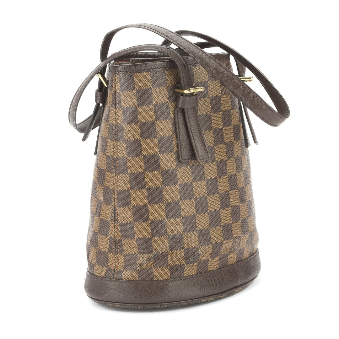L*V Damier Ebene Marais Bucket Bag (Indistinguishable)