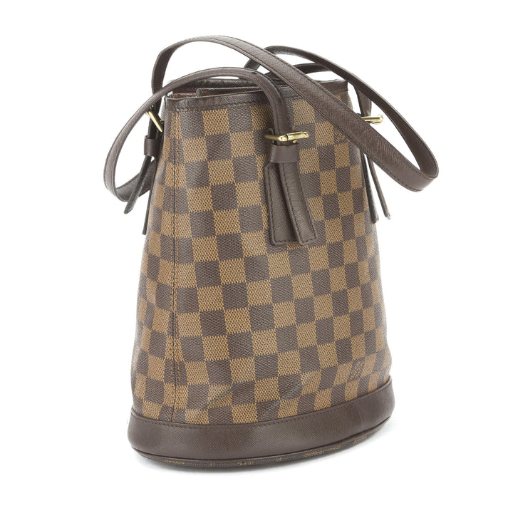 L*V Damier Ebene Marais Bucket Bag (Indistinguishable)