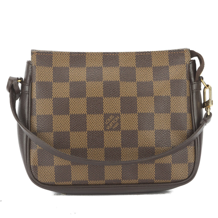 L*V Damier Ebene Truth Makeup Pouch  (Pre Owned)