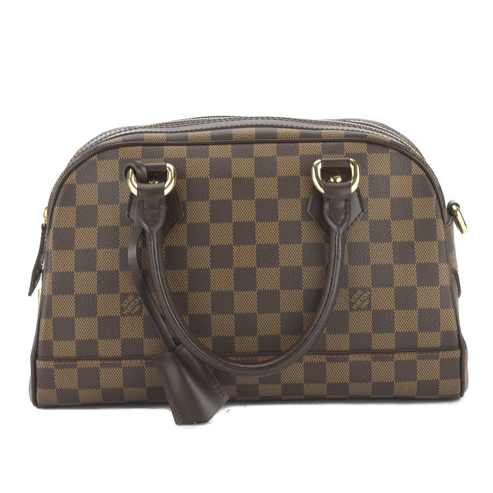 L*V Damier Ebene Duomo Boston Bag (Pre Owned)